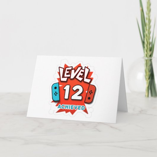 A **GARÇON SPÉCIAL SUR **12ème** CARTE D'ANNIVERSA (Devant)