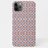 A geometric patterned phone case with vibrant  (Achterkant)