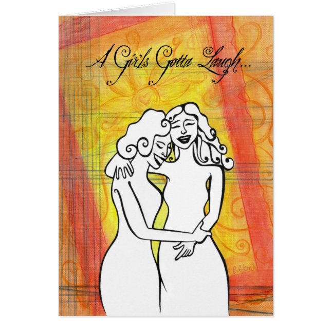 A Girl's Gotta Laugh (Voorkant)