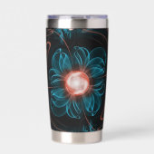 A Glitch of a Thousand Questions Water Bottle Geïsoleerde Drinkbeker (Voorkant)