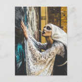 A Goth Nun Briefkaart (Voorkant)