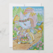 A GRANDDAUGHTER'S PERSONALIZED EASTER CARD FEESTDAGENKAART (Voorkant)