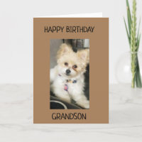 À GRANDSON POUR VOTRE ANNIVERSAIRE ! CARTE