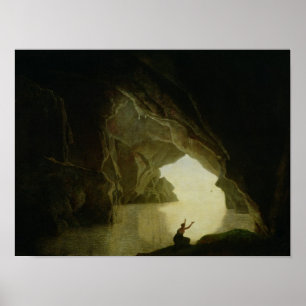 A Grotto in de Golf van Salernum Poster