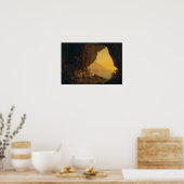 A Grotto in het Koninkrijk Napels Poster (Keuken)