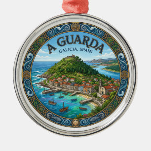 A Guarda Spanje Metalen Ornament