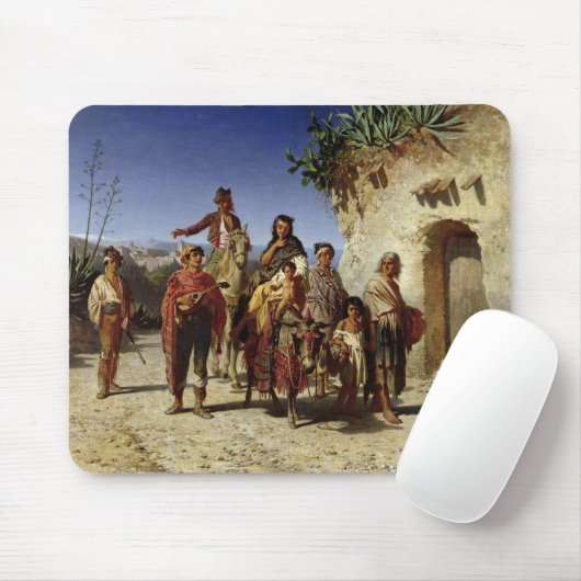 A Gypsy Family on the Road, c.1861 Muismat (Met muis)