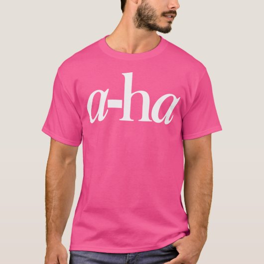 A-ha-band T-shirt (Voorkant)