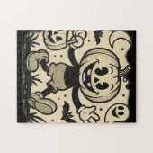 A Halloween puzzle with a retro comic book feel. (Horizontal)