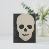 A Halloween Skull Briefkaart (Staand voorkant)