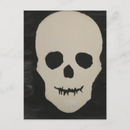 A Halloween Skull Briefkaart