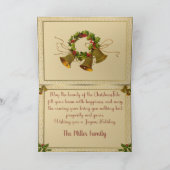 A Happy Christmas Tide Feestdagen Kaart (Binnen)