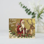 A Happy Christmas Tide Feestdagenkaart (Staand voorkant)