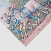 A Happy Easter Egg Wagon  Tissuepapier (Detail)