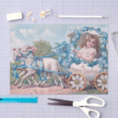 A Happy Easter Egg Wagon  Tissuepapier (Craft)