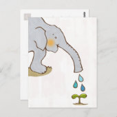 A Happy Elephant Briefkaart (Voorkant / Achterkant)