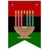 A HAPPY KWANZAA Pan African Vlaggetjes (Tweede vlag)