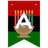 A HAPPY KWANZAA Pan African Vlaggetjes (Eerste vlag)