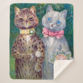 A Happy Pair | Louis Wain | Sherpa Deken (Voorkant)