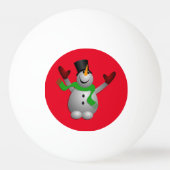A Happy Snowman Pingpongballen (Achterkant)