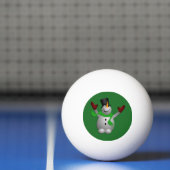 A Happy Snowman Pingpongballen (Net)