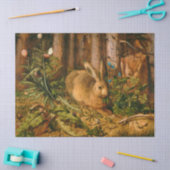 A Hare in Forest door Hans Hoffmann Tissuepapier (Craft)