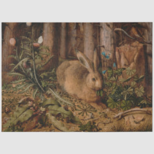 A Hare in the Forest (door Hans Hoffmann) Tissuepapier