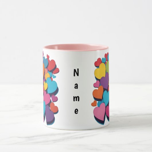 A Heap of Love Personalized Mug Mok (Midden)