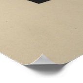 A Hen kijkt naar haar ei Poster (Hoek)