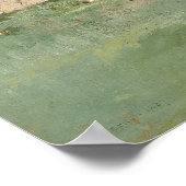 A Hillside, Giverny Poster (Hoek)