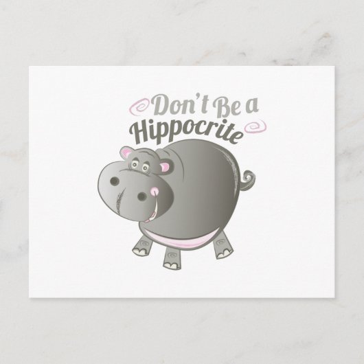 A Hippocrite Briefkaart (Voorkant)