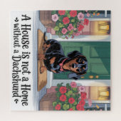 A House Is Not A Home Without A Dachshund Legpuzzel (Horizontaal)