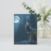 A Howling Wolf Briefkaart (Staand voorkant)