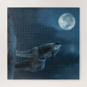 A Howling Wolf Legpuzzel (Horizontaal)