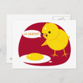 A Huevo. Briefkaart (Voorkant / Achterkant)