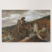 A Huntsman en Dogs Legpuzzel (Horizontaal)