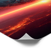 A.I. Blue Lightning Dragon Poster (Hoek)