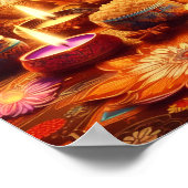 A.I. Dewali Candles Poster (Hoek)