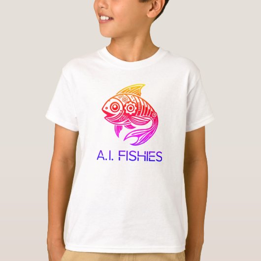 A.I. Fishies Color Splash Shirt (Voorkant)