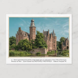a. i. Gemini genereerde Kasteel WESTERVELT. Briefkaart
