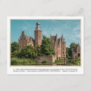 a. i. Gemini genereerde Kasteel WESTERVELT. Briefkaart