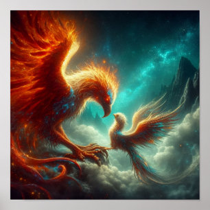 A.I. Moeder Phoenix en kind Poster