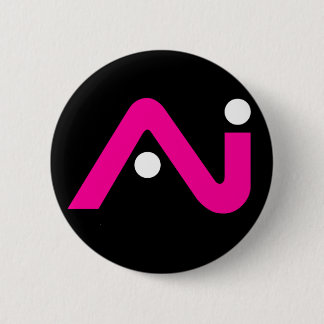 A.i. Retro Button Roze Logo
