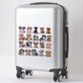 A.I. Stickers Chiot (Sur valise)