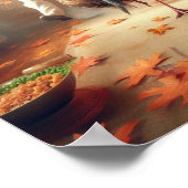 A.I. Turkije en chef-kok Poster (Hoek)