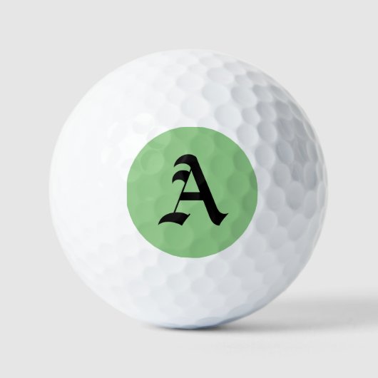 "A"-Initiaal Golfballen (Voorkant)