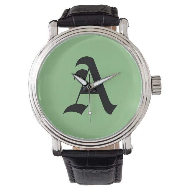 "A"-Initiaal Horloge (Voorkant)