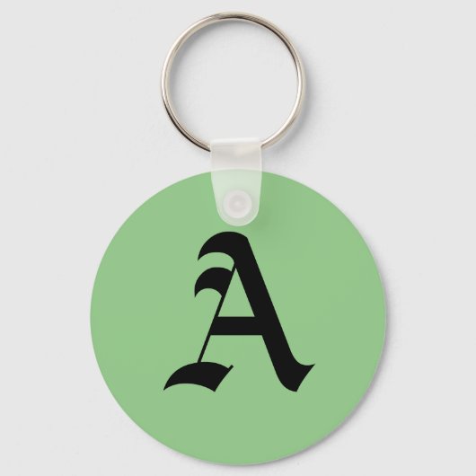 "A"-Initiaal Sleutelhanger (Voorkant)