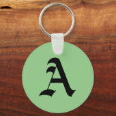 "A"-Initiaal Sleutelhanger (Achterkant)