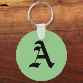 "A"-Initiaal Sleutelhanger (Voorkant)